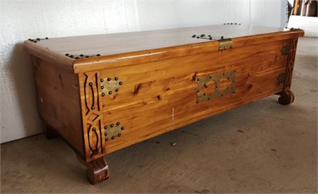 Antique Cedar Chest - 48x17x16