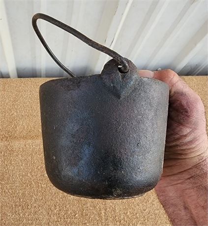 Small Antique Cast Iron Cauldron