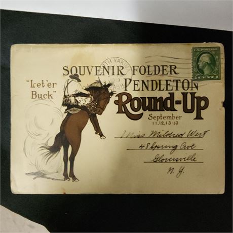 Antique Pendleton Roundup Souvenir Folder