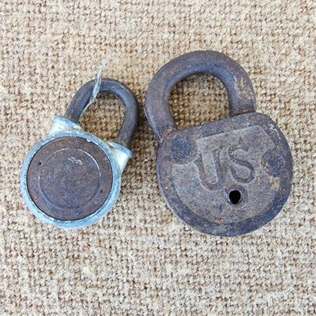 Antique Lock Pair