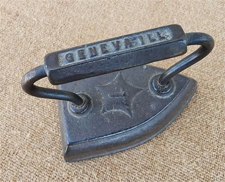 Antique Geneva Sad Iron