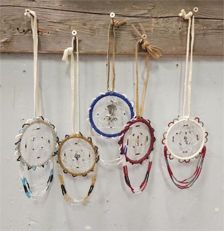 5 Handmade Native American Dream Catchers