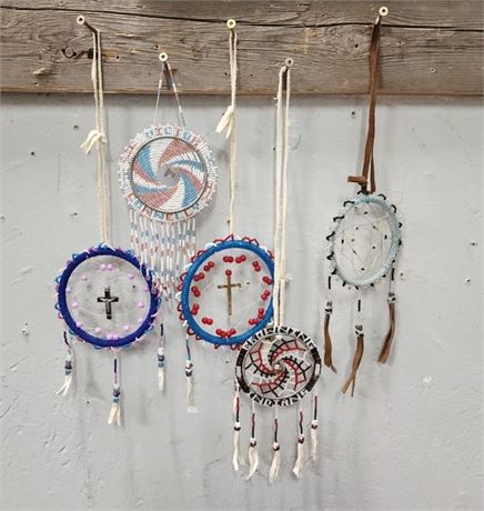 5 Handmade Native American Dream Catchers