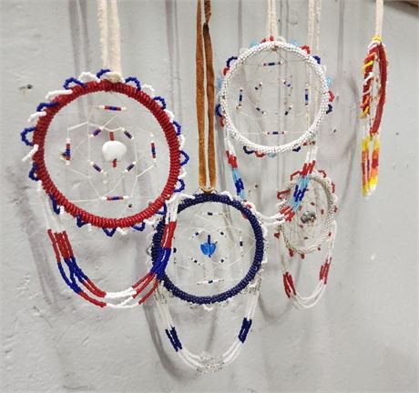 5 Handmade Native American Dream Catchers