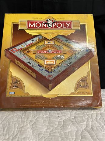 Vintage 70TH Anniversary Edition Monopoly Game