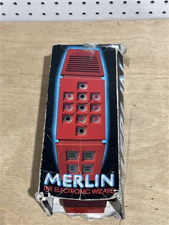 Vintage Merlin Electronic Wizard Handheld Game