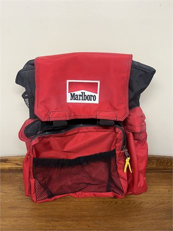 Vintage 1990s Marlboro Adventure Team Red Large Hiking Backpack