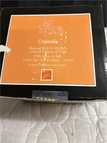 Cinderella musical Jack-in-the-Box limited edition!!!!