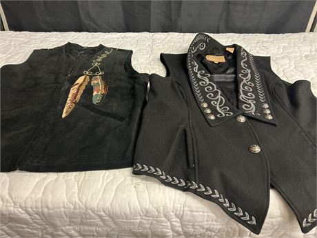 Two Beautiful Vests one is large and one is XL