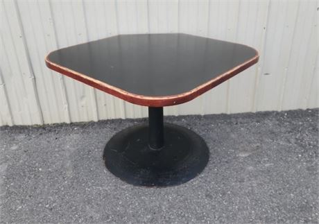 Corner Table Booth Table Cast Iron Base Table #2 - 40x40