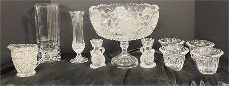 A Variety Of Beautiful Fine Cristal Houseware.