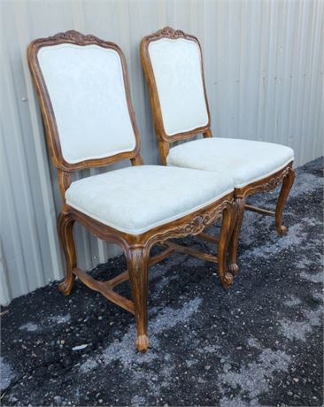 Vintage Dining Room Chair Pair