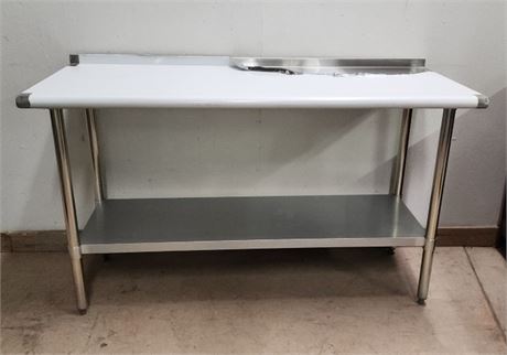 NEW Stainless Food Safe Prep Table - 60x24x35