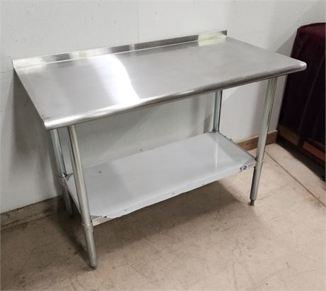 NEW Stainless Food Safe Prep Table - 48x24x35