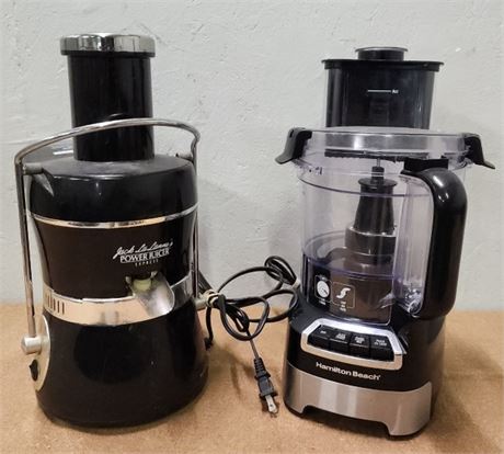 Juicer & Food Processor Pair