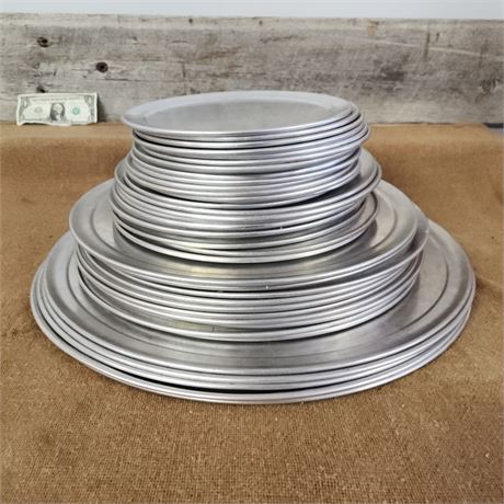 10"-20" Pizza Pans - 38pcs