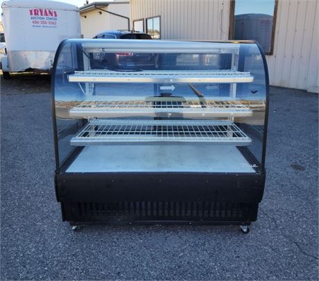 Bakers Dry Display Case w/ Lighting - 50x34x51