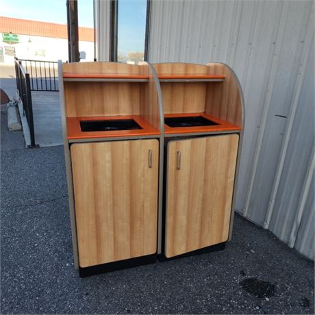 Double Side Trash Container - 39x20x47