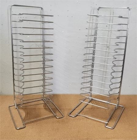 Pizza Pie  Rack Pair - 12x12x28