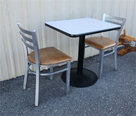 Small Dining Table w/ 2 Chairs - #1