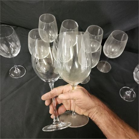 Large Crystal Wine Glasses