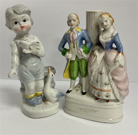 Two beautiful ceramic figurines