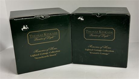 Thomas Kinkade Printer of light. Lighted cottage collection