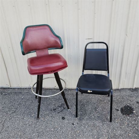 Barstool & Chair...24"