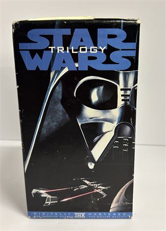 Digitally remastered Star Wars trilogy 4,5 and 6 on VHS