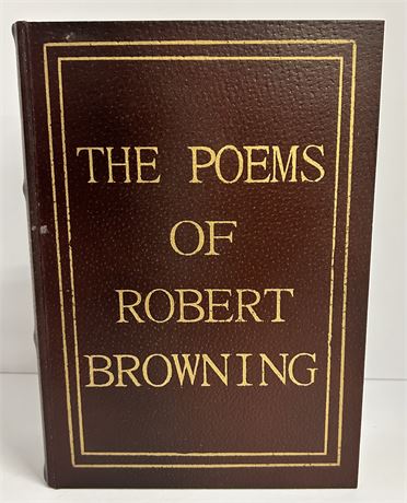 A secret container that is disguised as a book the poems of Robert Browning