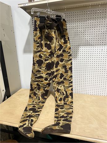 Cabelas Duck Camo Overall Waders