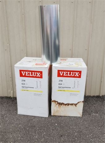 2 - Velux ZTR Tunnel Extensions - 14"x 24"