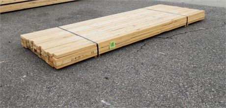 2x4x10' Lumber - 48pc. (Bunk #18)