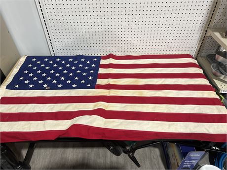 Large Vintage American Flag