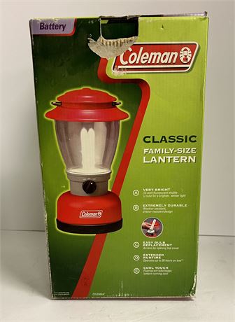 Coleman battery powered classic family size lantern