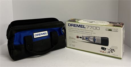 Cordless two speed Dremel with Carrie Case