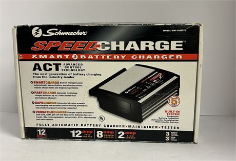 Schumacher Speed charge smart battery charger