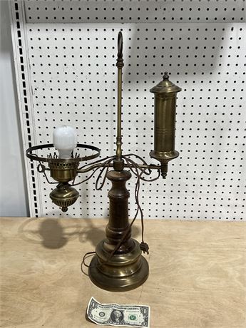 Vintage Brass Table Lamp