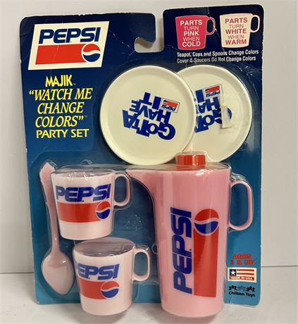 Vintage Pepsi color changing party set