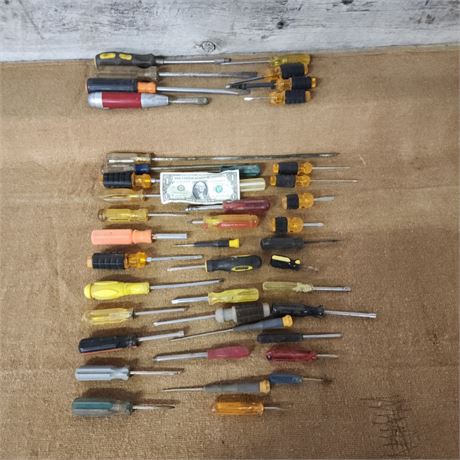 Assorted Screwdrivers & Phillips