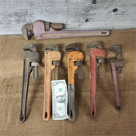 Assorted Pipe Wrenches