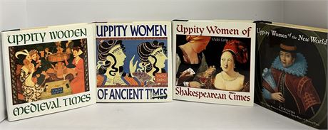 Four vintage books About uppity women through the times