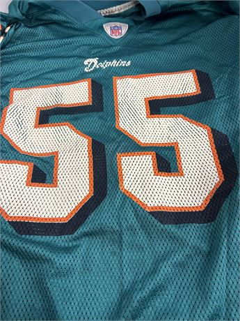 Miami Dolphins #55 SEAU Jersey size is XL