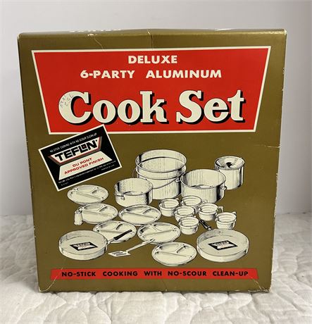 Deluxe six party aluminum cooking set nonstick made in Japan