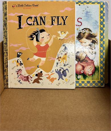 A box full of vintage/classic children books