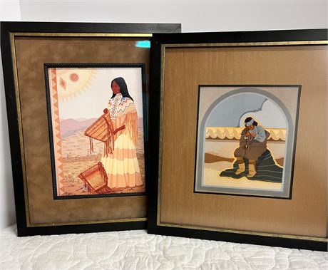 Two beautiful Native American paintings