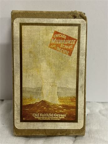 Wanna play 52 card pick up? If so, I have a vintage old faithful geyser card set