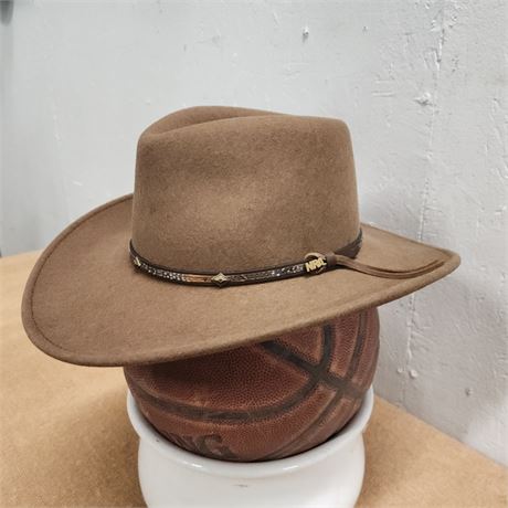 New NRA Resistol 100% Wool Hat - Med.