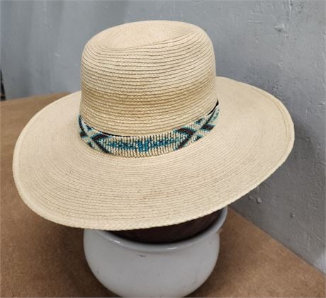 New Dallas Hats Woven Palm Leaf Hat - 7¹∕₈