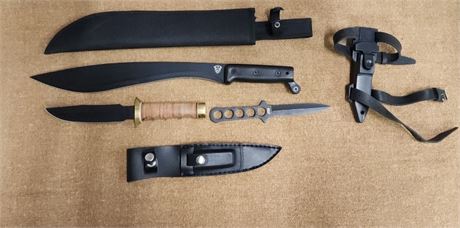 Specialty Knife Trio w/ Sheaths